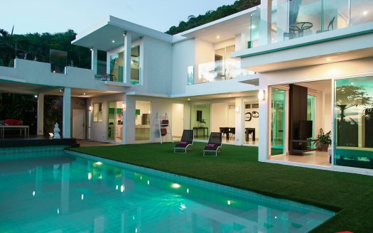 4+1 Bedrooms Sea View Pool Villa for Sale Kata beach Phuket
