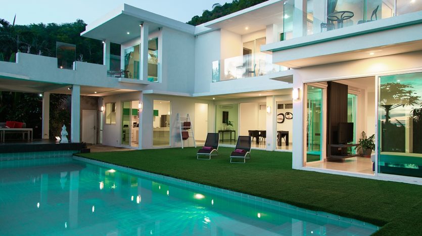 4+1 Bedrooms Sea View Pool Villa for Sale Kata beach Phuket